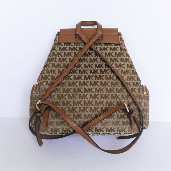 Michael Kors Bags Michael Kors Abbey L Cargo Backpack Mk Beige